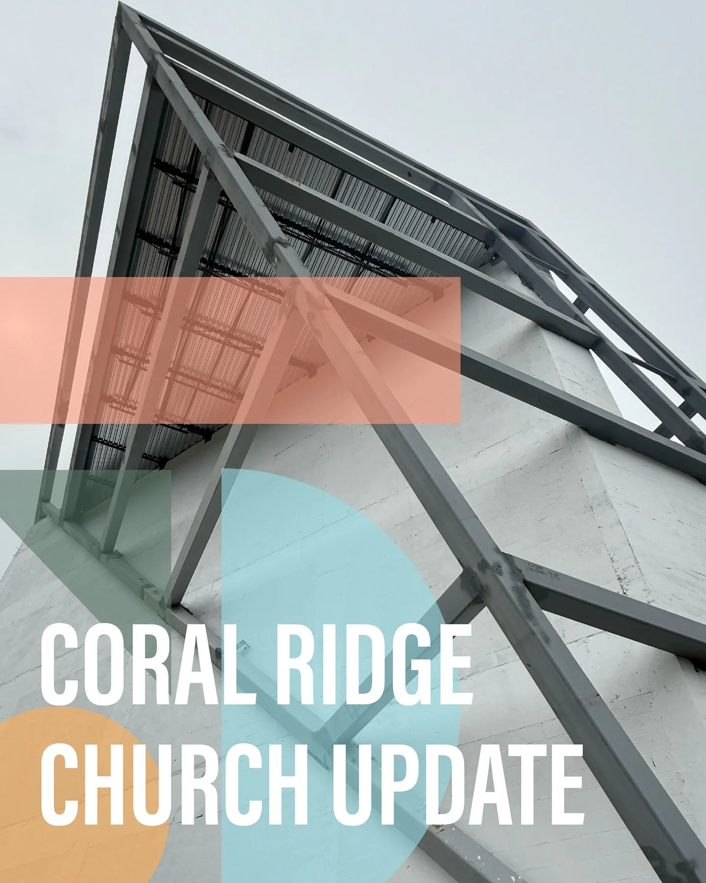 The structural steel exoskeleton is officially up at Coral Ridge Church!

This stage addition will soon become a warm welcoming space for gathering and worship.

We can&rsquo;t wait to share the next phase of progress.

#architecturelover #designinpr