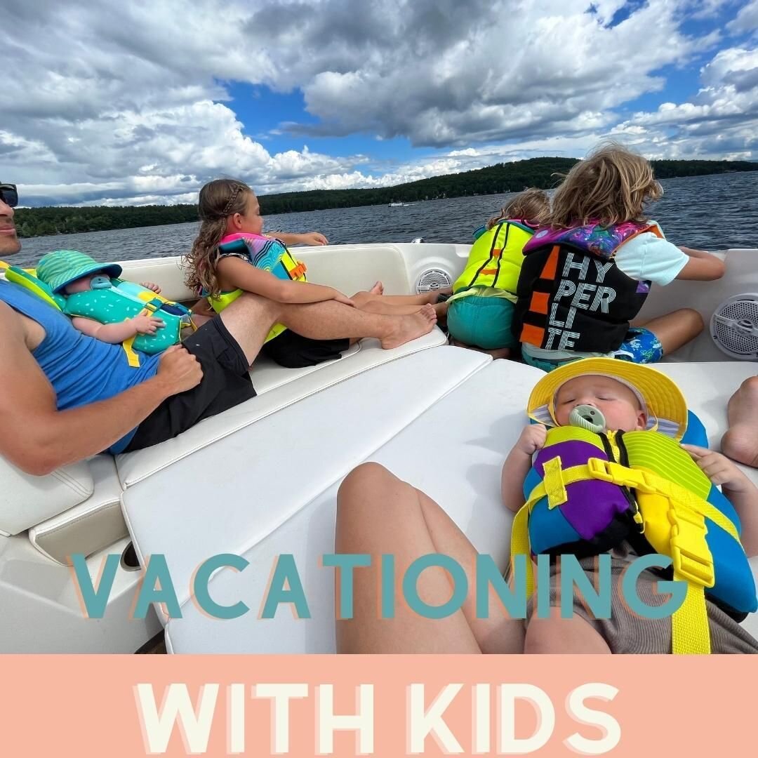 Vacationing with kids can be hard. For this trip, we slept in a tent. With five kids. And a dog. For ten days.  In a different time zone. Hard. But fun moments, especially when everyone is well rested.
Changing timezones can add an extra challenge to