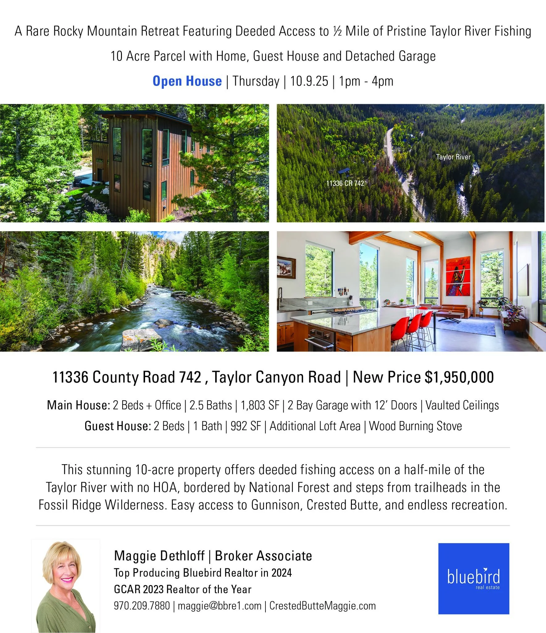 🏠 🎣 Open House Today 🎣 🏠
.
.
🍂☀ Take a scenic drive through Taylor Canyon and discover this truly one-of-a-kind property. I&rsquo;ll be there from 1 PM to 4 PM&mdash;don&rsquo;t miss your chance to experience it in person!
.
.
.
.
.
#bringingdre