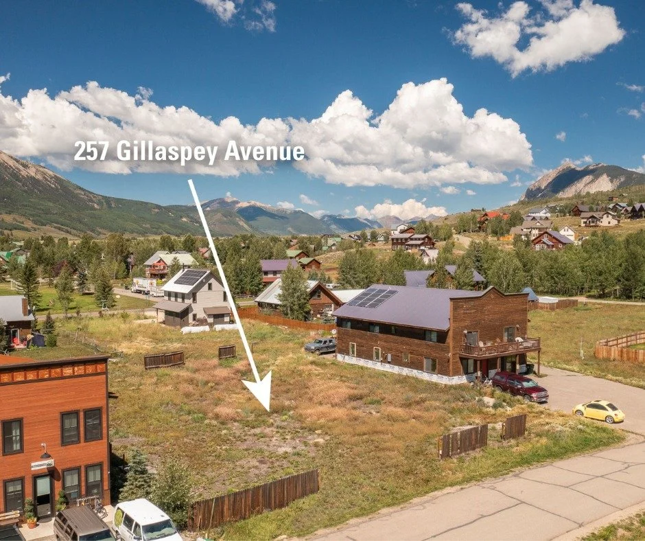 257 Gillaspey Avenue is one of the few undeveloped parcels on the perimeter of the commercial district in Crested Butte South and it is a great opportunity to own a versatile 0.33-acre lot in the heart of the commercial neighborhood. This community c
