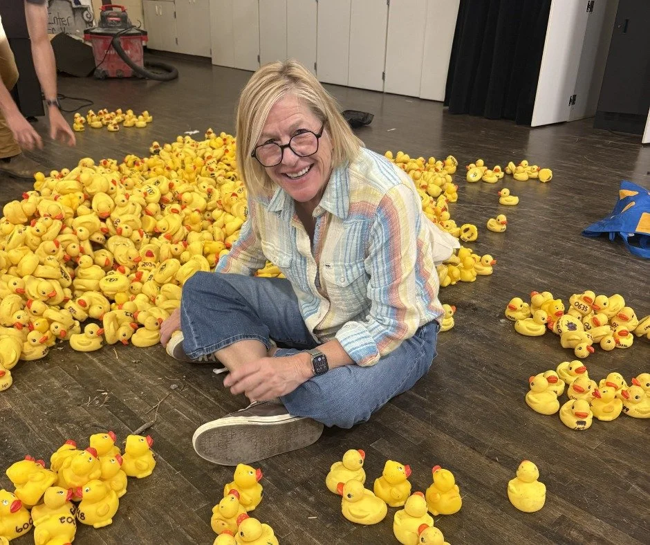 🐥🐤 The rubber ducks are coming out of hibernation to begin training for the annual @crestedbutterotary  duck race in August.  After months of dreaming about 🌞 sunny days, 🌸 wildflowers, 🌄 hiking trails, 🏕 camping trips, and endless 🐦 bluebird 