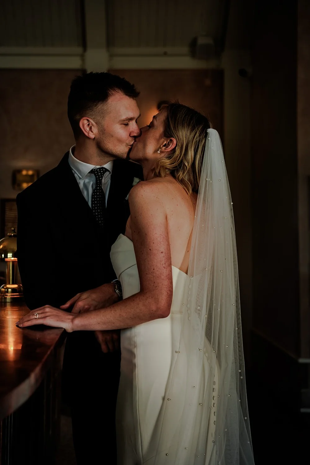 Jack and Abi in the last of the light at Limekiln, East Sussex