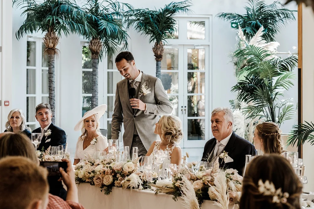 Mike giving his speech to the room at The Hurlingham Club