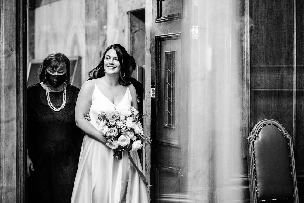 Paddy and Marija getting ready for their Wandsworth Town Hall wedding - 5