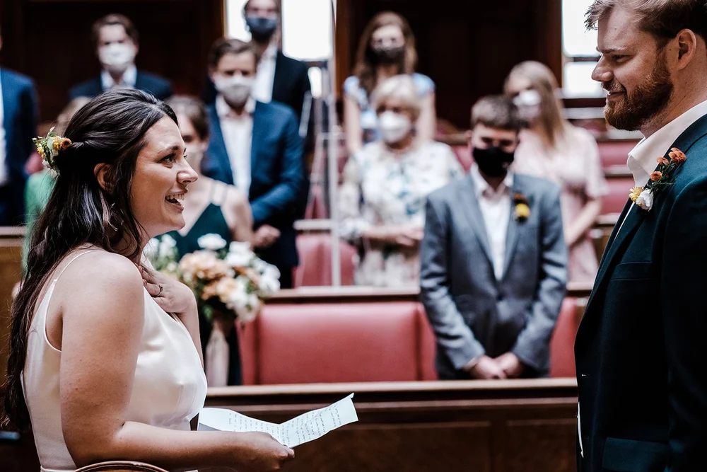 Wedding ceremony at Wandsworth Town Hall, London - 3