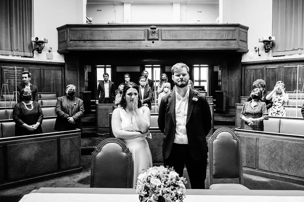 Wedding ceremony at Wandsworth Town Hall, London - 4
