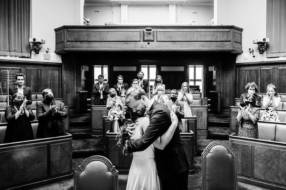 Wedding ceremony at Wandsworth Town Hall, London - 5