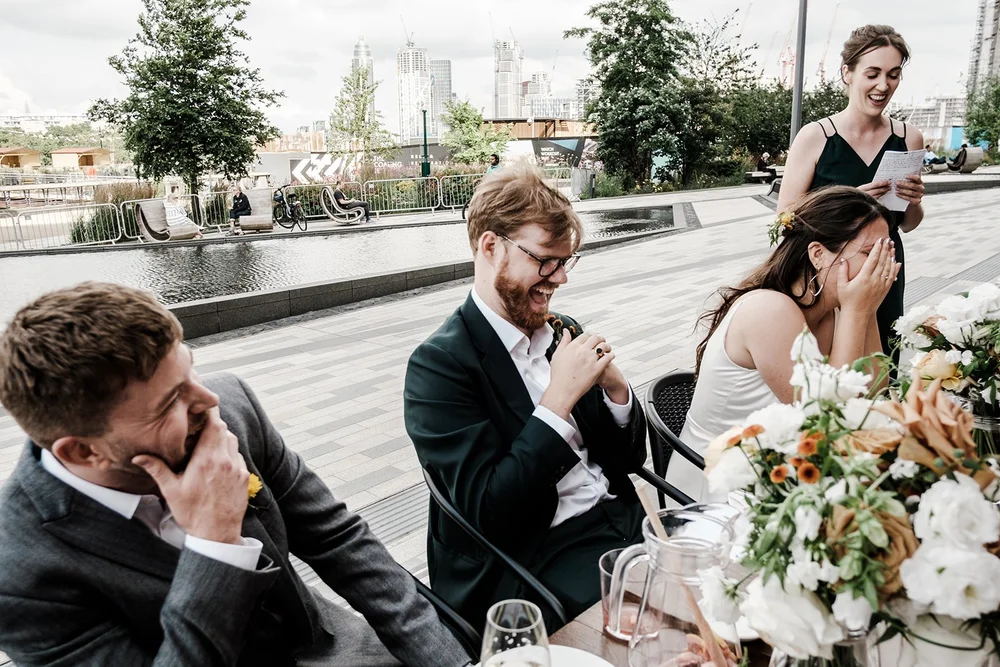 Paddy and Marija&rsquo;s wedding portraits by the River Thames at Battersea - 5