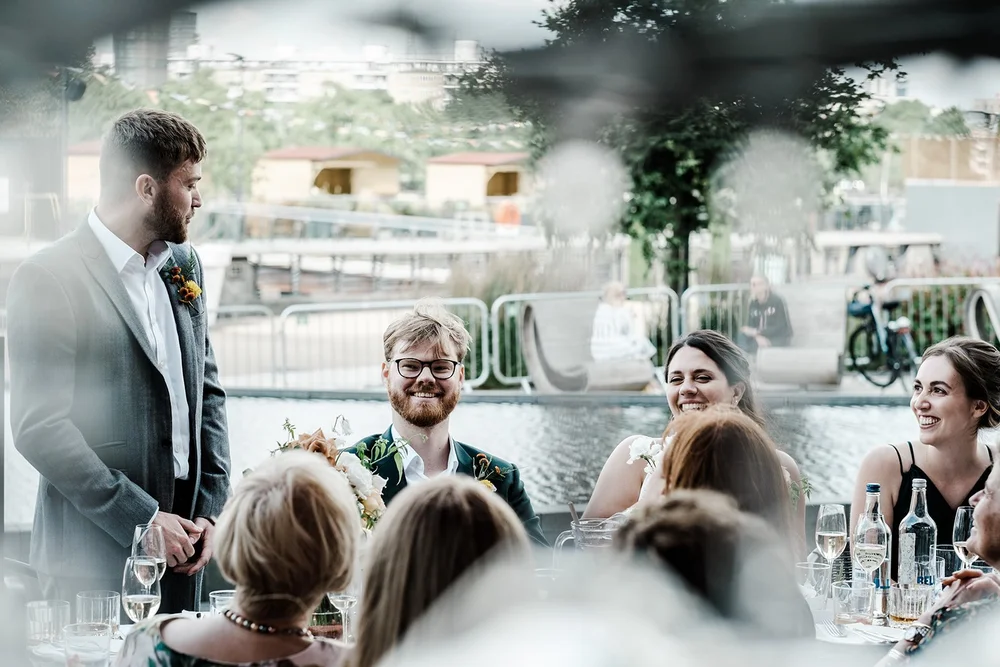 Paddy and Marija&rsquo;s wedding portraits by the River Thames at Battersea - 6