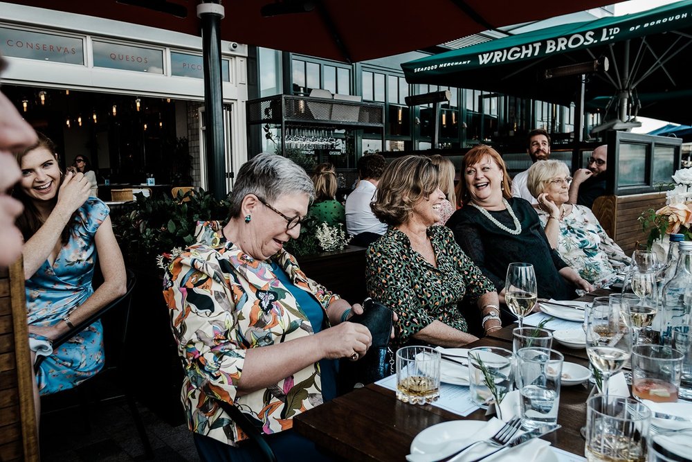 Wedding dinner celebrations at Brindisa, Battersea - 1