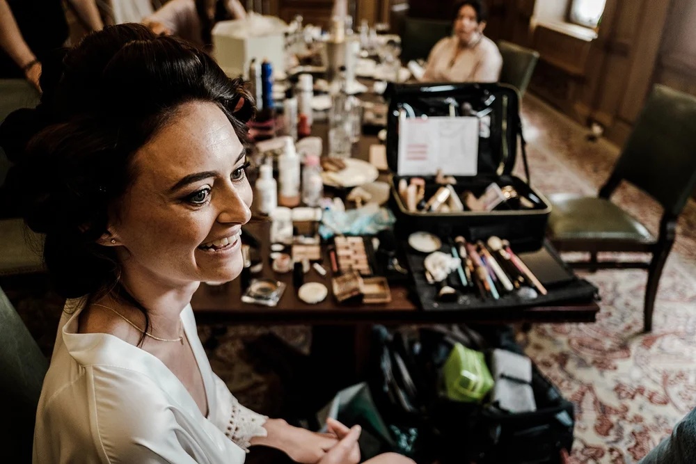 Jade getting ready at The Ned Hotel before her London wedding - 1