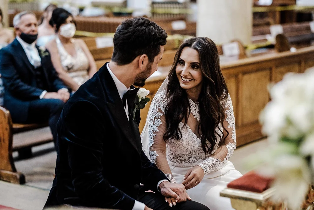 Wedding ceremony at St Peter&rsquo;s Church, Clerkenwell, London - 6