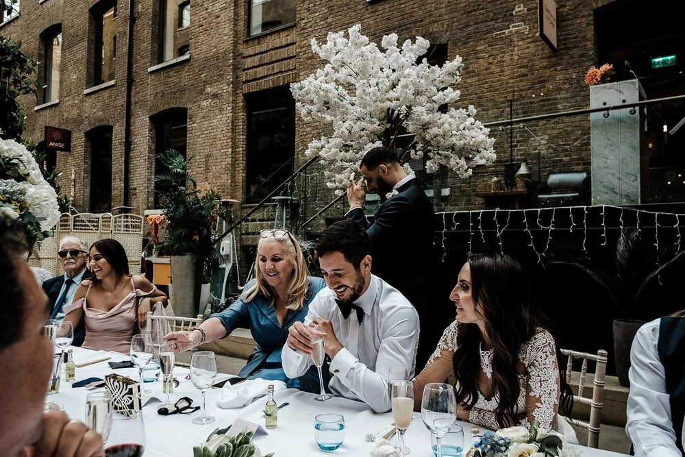 Wedding reception at Devonshire Terrace in the City of London - 8