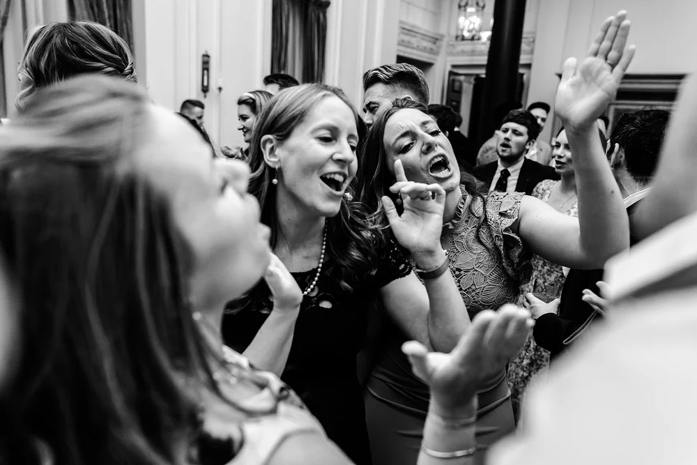 The band and dancing at Jess and Tom&rsquo;s wedding at The Ned Hotel - 6