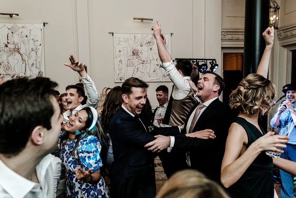 The band and dancing at Jess and Tom&rsquo;s wedding at The Ned Hotel - 8