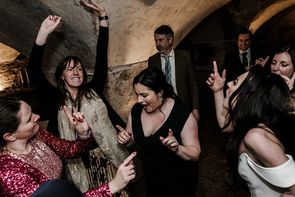 The party in full swing in the crypt at The Mount Without, Bristol - 1