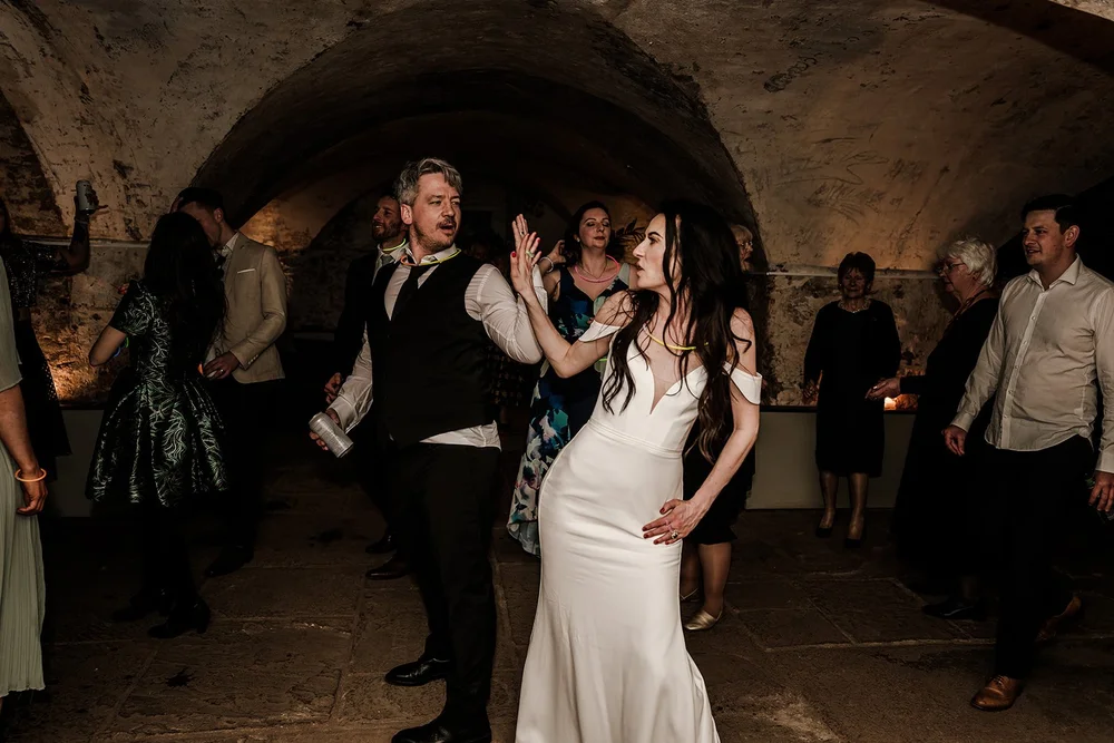 The party in full swing in the crypt at The Mount Without, Bristol - 5