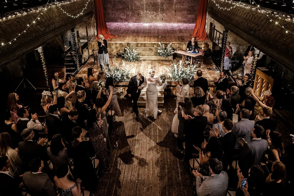 Guests filling the main hall at Wilton&rsquo;s Music Hall during the celebration