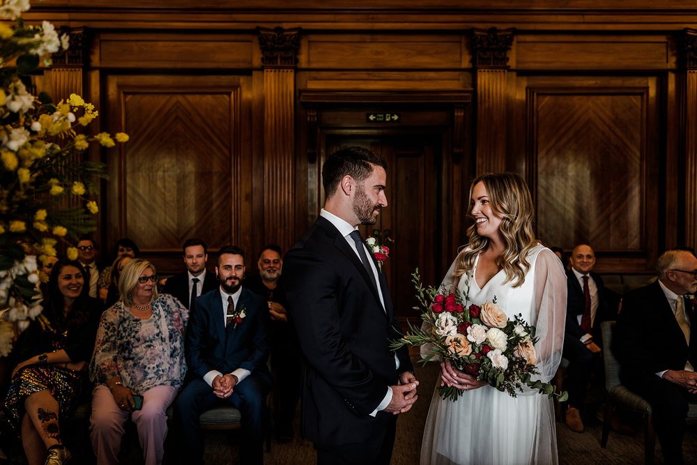 Nick and Liz&rsquo;s wedding ceremony at Old Marylebone Town Hall - 3