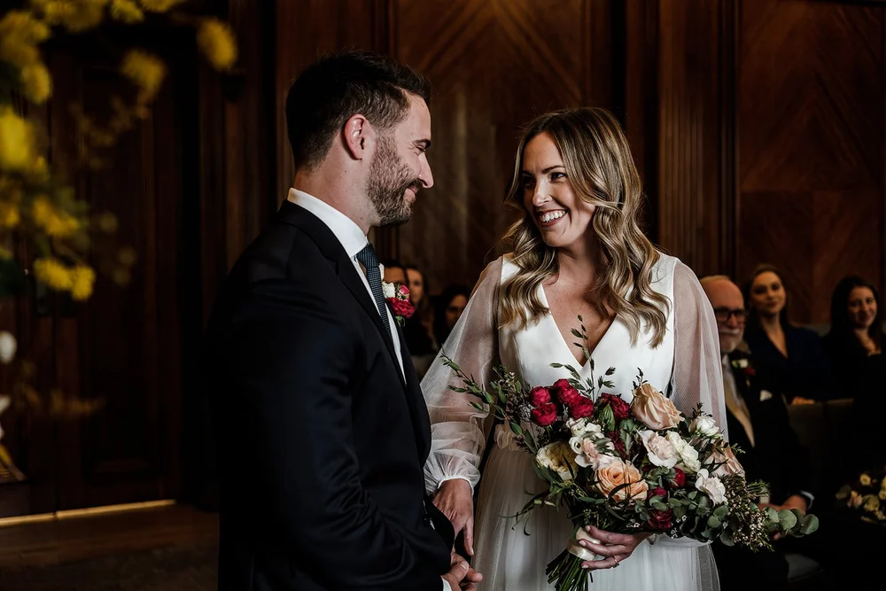 Nick and Liz&rsquo;s wedding ceremony at Old Marylebone Town Hall - 4