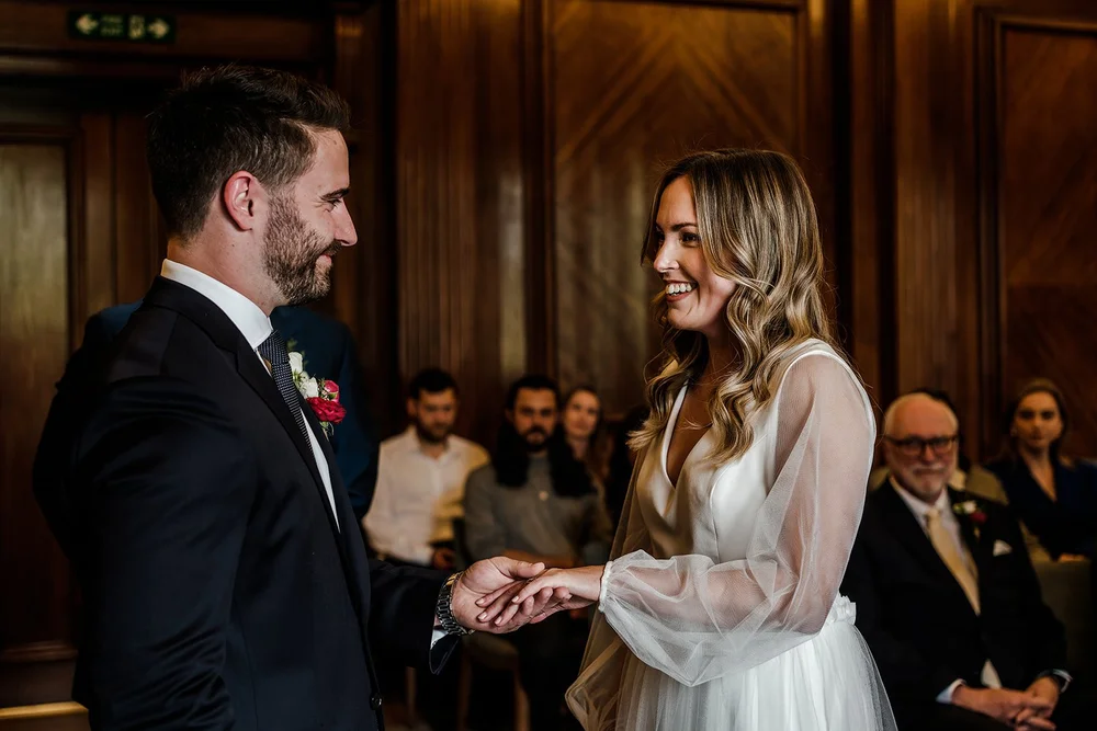 Nick and Liz&rsquo;s wedding ceremony at Old Marylebone Town Hall - 5