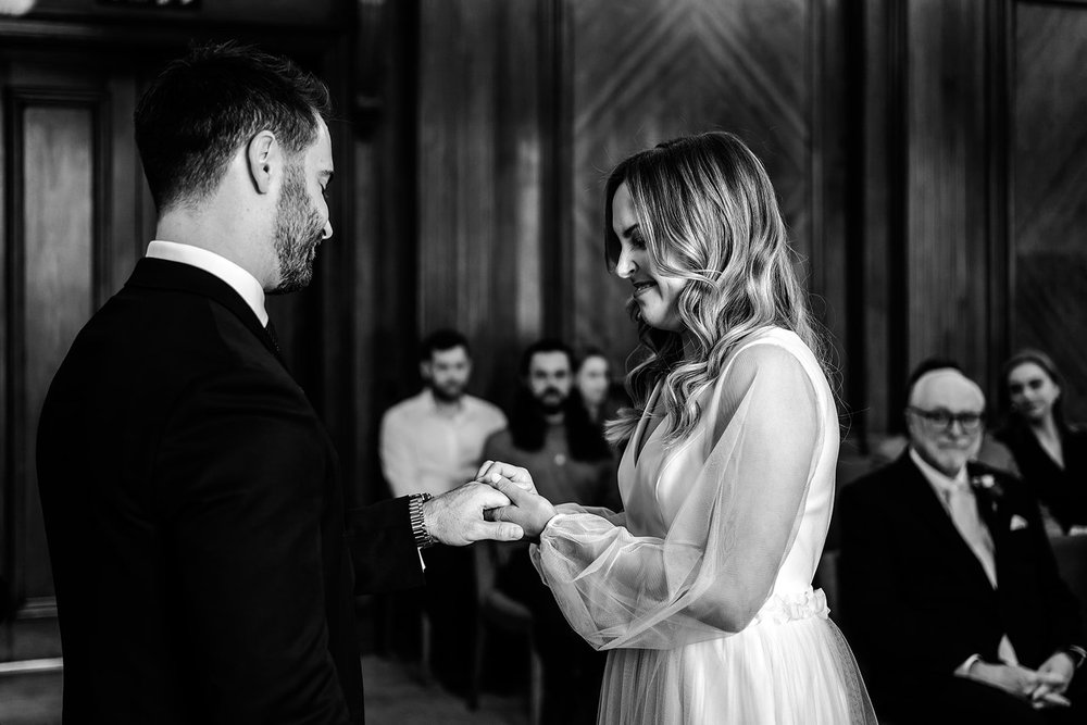 Nick and Liz&rsquo;s wedding ceremony at Old Marylebone Town Hall - 7