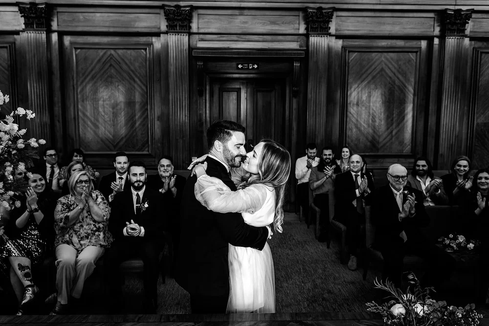 Nick and Liz&rsquo;s wedding ceremony at Old Marylebone Town Hall - 9