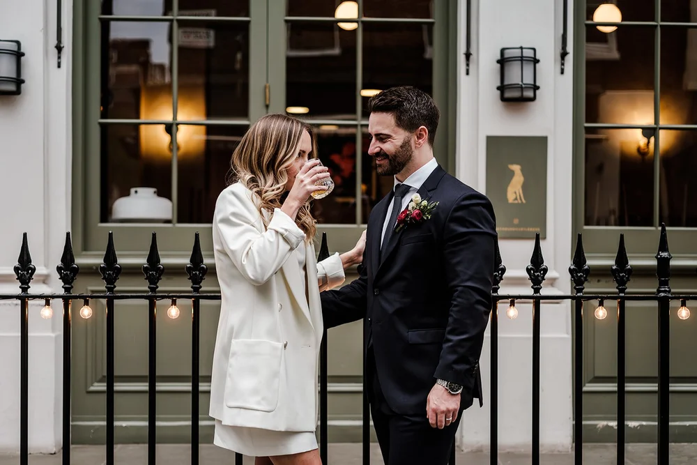 Wedding reception at The Italian Greyhound, London - 11
