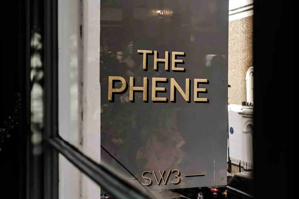 Michelle and Robin arriving at The Phene in Chelsea for their wedding - 1