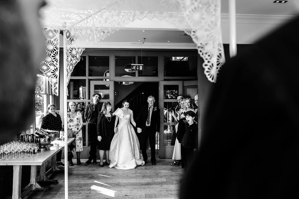 Michelle and Robin&rsquo;s Jewish wedding ceremony under the chuppah at The Phene, Chelsea - 1