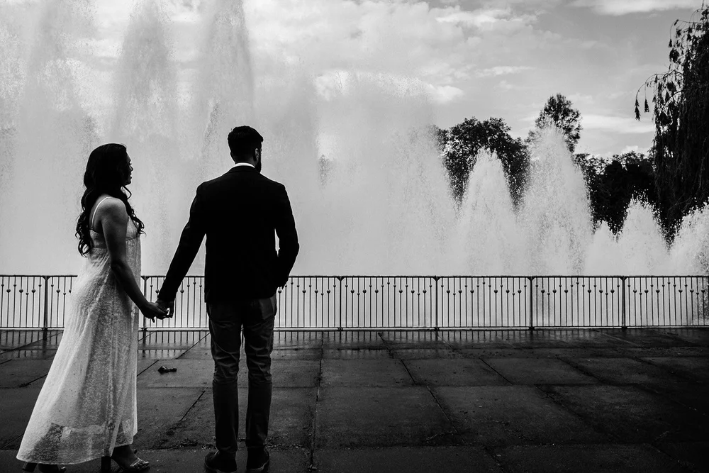 Natural pre wedding photographs of couples across London - 7