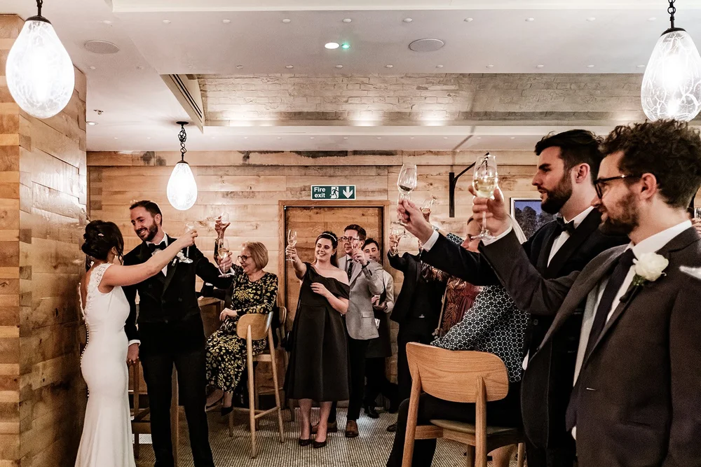 Guests applauding during the speeches at Fortnum & Mason