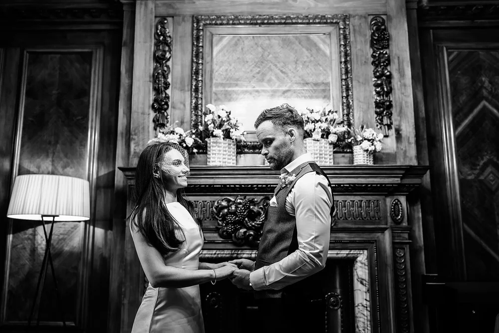 Intimate ceremony at Old Marylebone Town Hall with two witnesses - 5