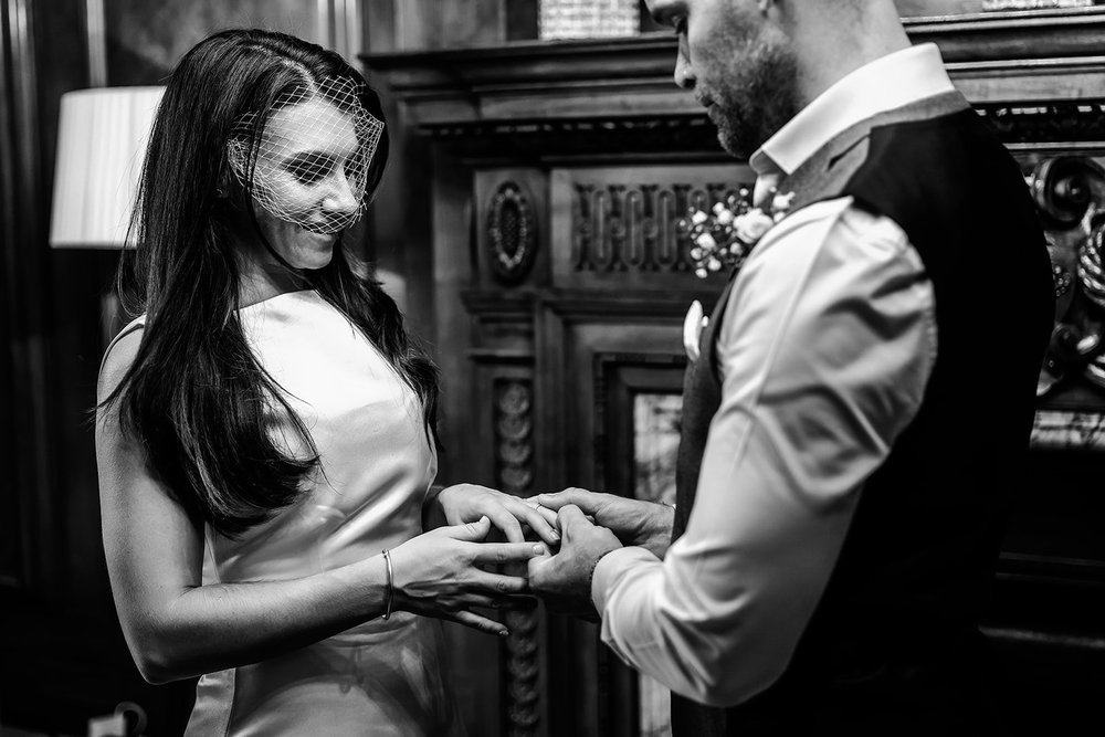 Intimate ceremony at Old Marylebone Town Hall with two witnesses - 7