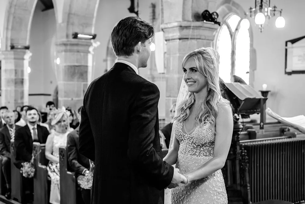 Sunset couple portraits and silent disco at a Guernsey wedding - 1