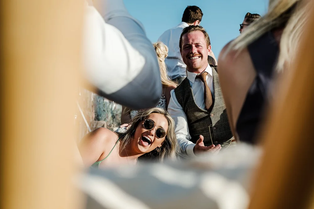 Wedding ceremony at a hilltop church in Guernsey - 6