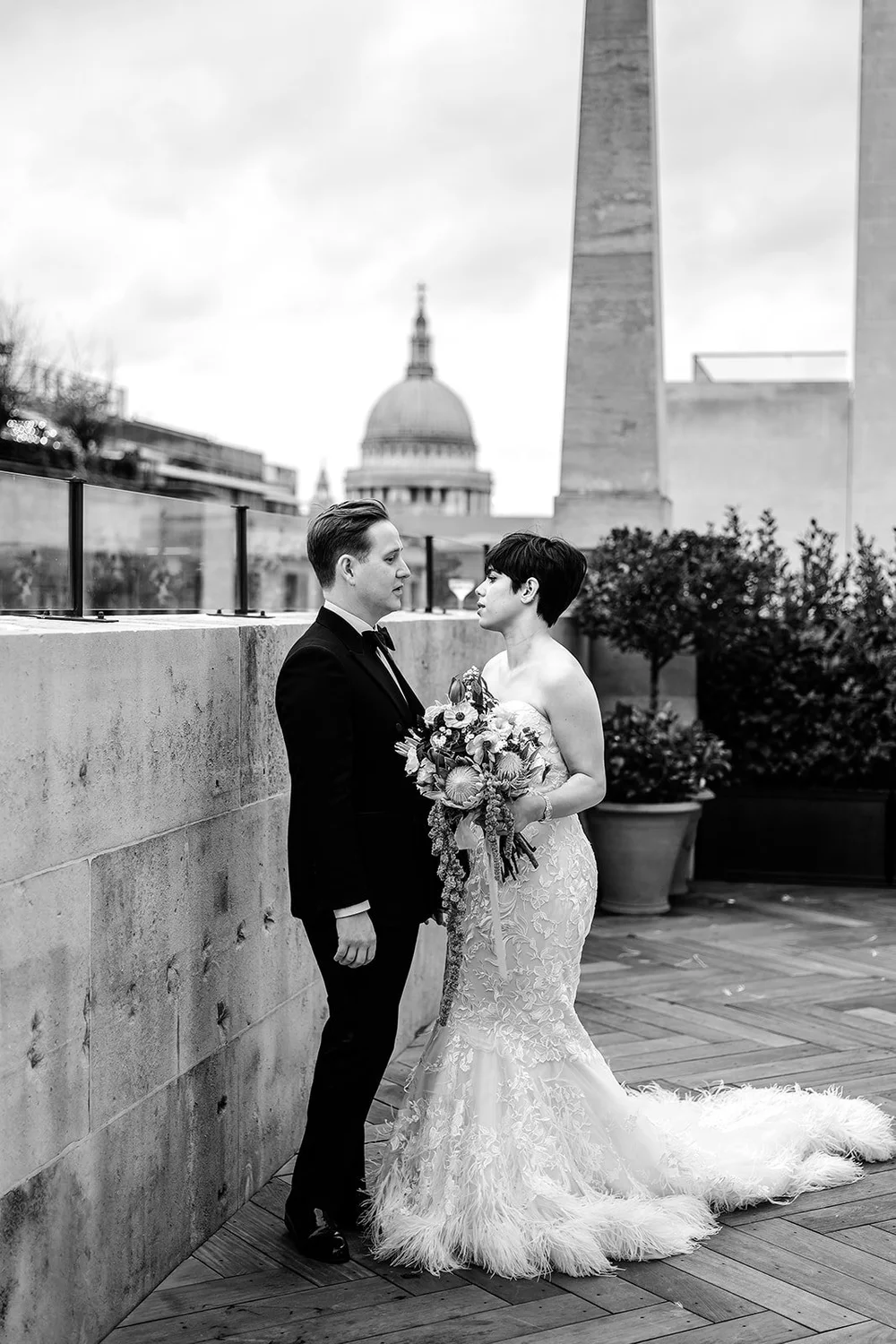 Portraits on the terrace at The Ned, City of London - 3