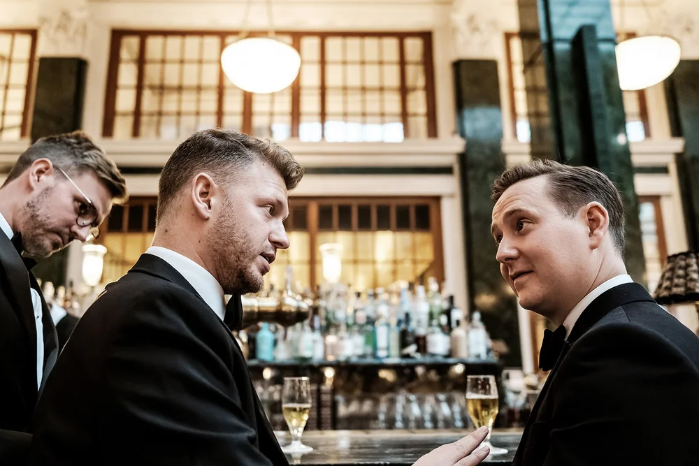 Jay getting ready before her wedding at The Ned Hotel, City of London - 6