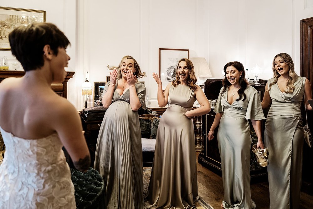 Jay getting ready before her wedding at The Ned Hotel, City of London - 4