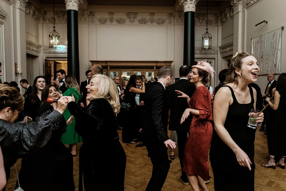 Dancing at Jay and Spike&rsquo;s wedding reception at The Ned Hotel - 6