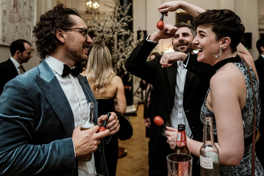 Dancing at Jay and Spike&rsquo;s wedding reception at The Ned Hotel - 7
