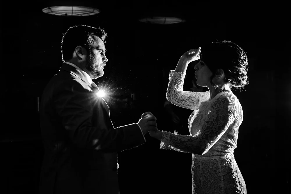Dancing at Roisin and Niall&rsquo;s wedding reception at The Depot N7 in north London - 5