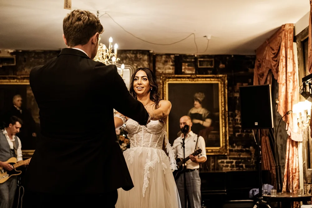 Sara and Chris&rsquo;s wedding reception at Brunswick House, Vauxhall - 1