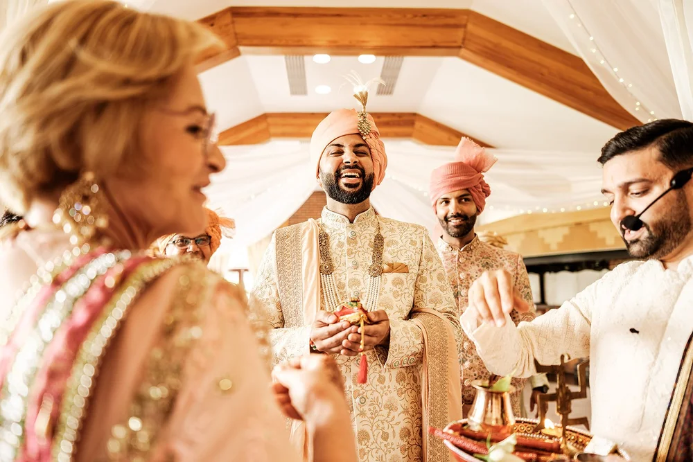 Tanya and Rajan preparing for their Hindu wedding in Surrey - 3