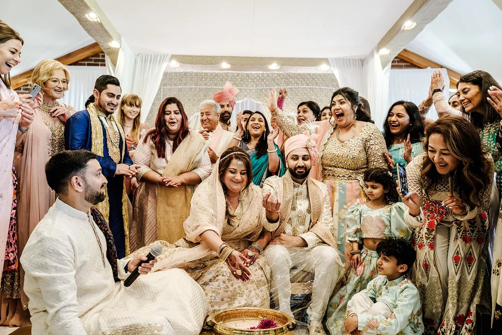 Celebrations at Tanya and Rajan&rsquo;s Surrey Hindu wedding - 1