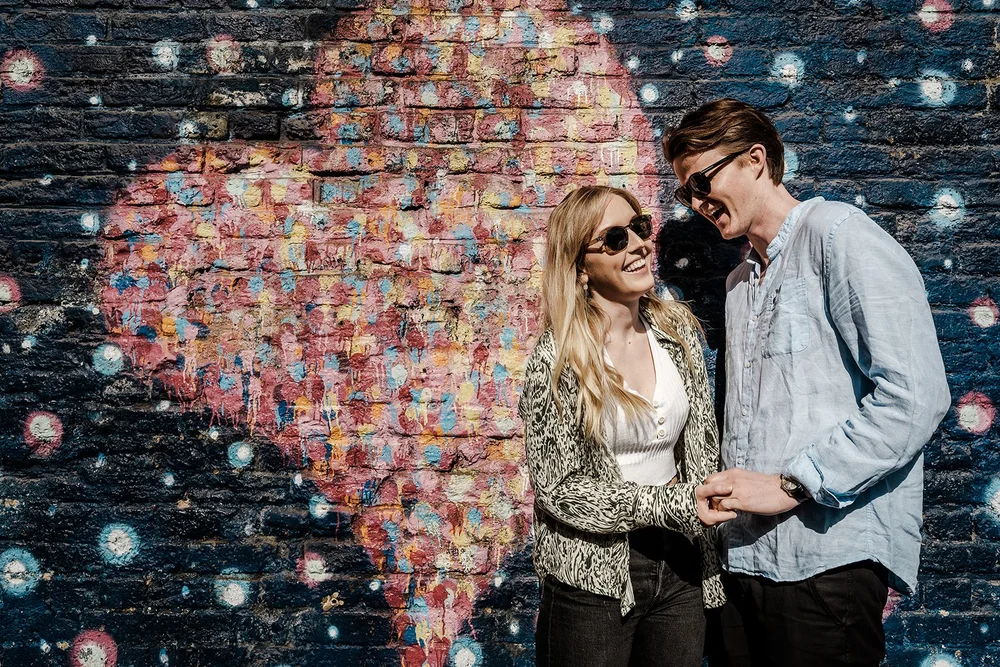 Relaxed pre wedding photography session in London - 2