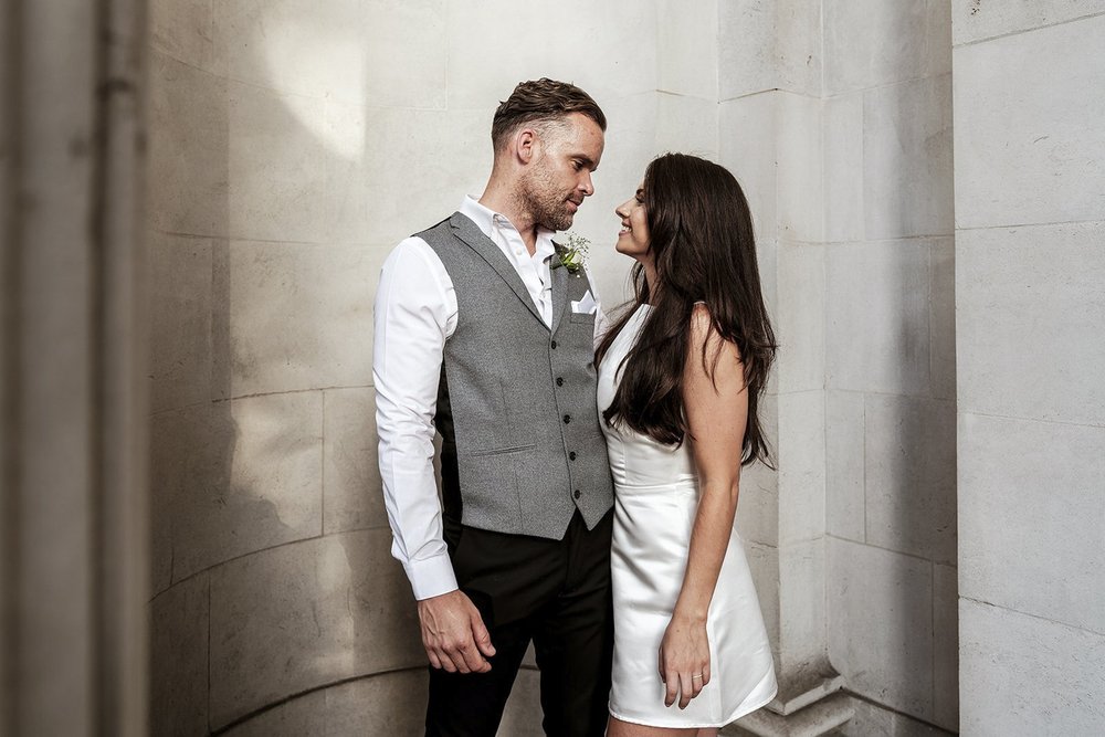 After the ceremony near Marylebone Town Hall, London wedding photography by Oliver Holder - 7