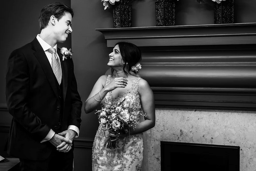 After the ceremony near Marylebone Town Hall, London wedding photography by Oliver Holder - 8