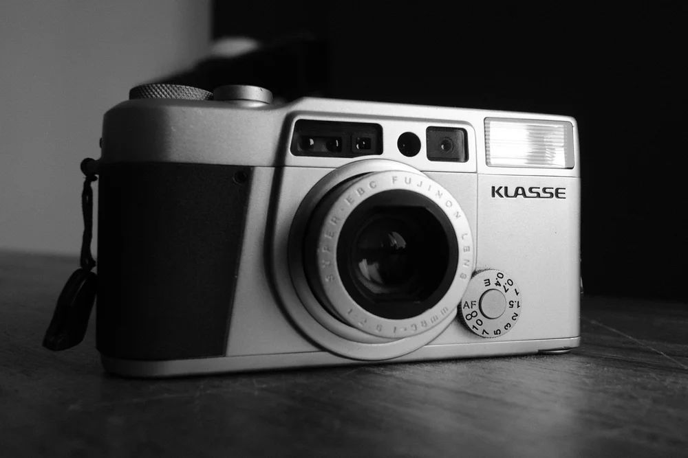 Fujifilm Klasse compact 35mm film camera used at weddings