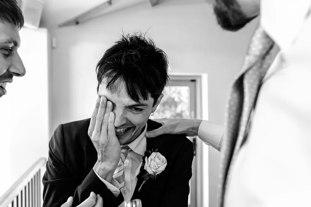 Lakeside couple portraits and wedding breakfast at the Worstead Estate - 7